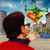 Pizza Delivery City Drone Simulator icon