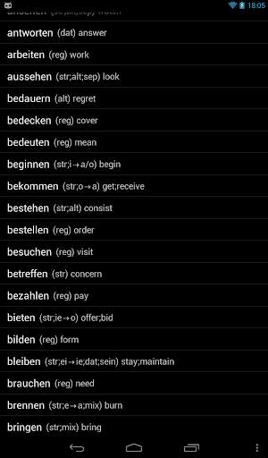 German Verbs screenshot 5