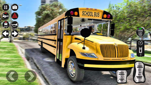 Usa Bus Simulator 2021 Coach Bus Driving Car Games screenshot 3
