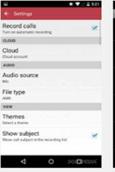 A  Call-recorder screenshot 1