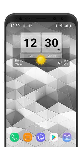 3D Flip Clock Theme Pack 02 screenshot 7