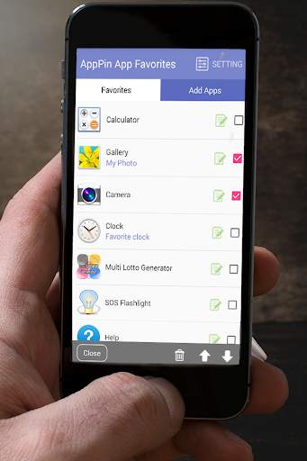 App icon Bookmarks pin widget скриншот 5