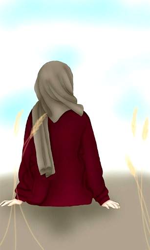 Hijab Cartoon Muslimah Wallpapers screenshot 19