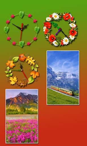 Nature Clock Live wallpaper screenshot 7