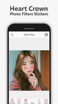 Heart Crown Photo Filters Stickers screenshot 6