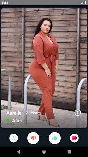 BBW Curvy Plus Sized Dating App | Free Chat Flirt 2 تصوير الشاشة