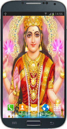 Goddess Lakshmi Live Wallpaper screenshot 1
