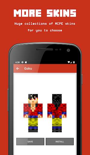 Skin Goku for Minecraft screenshot 3