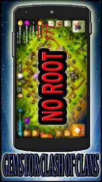 Free gems for clash of clans [ No Root ] prank screenshot 4