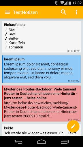 Denkzettel für .txt-Notizen скриншот 1