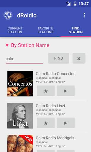 dRoidio Internet Radio Online скриншот 3