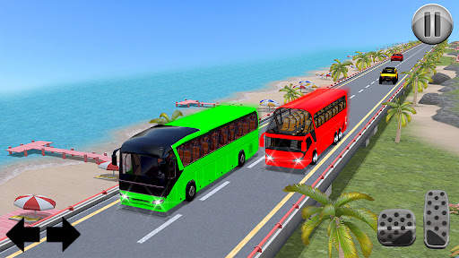 Autobahn Bus Rennen:Bus Spiele screenshot 5