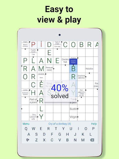Clean Crosswords – free Crossword Puzzles screenshot 12