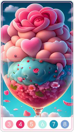 Candy Color by Number screenshot 3