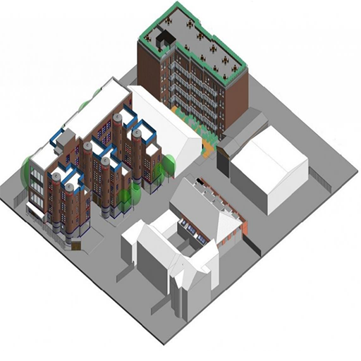 Shop Building Plan icon