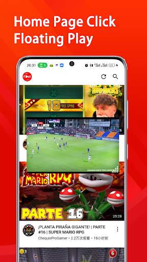 Floating Tube Play Video Music screenshot 2