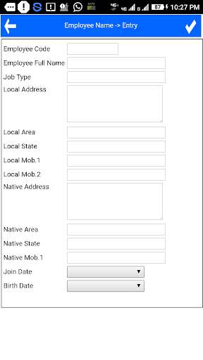 Attendance Register screenshot 1