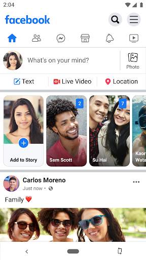 Facebook Lite screenshot 1