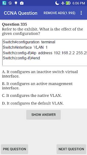 CCNA Question & Answer screenshot 2