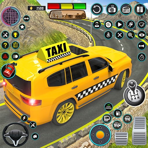 cidade Táxi dirigindo: jogos icon
