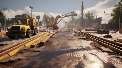 Road Construction Builder Game screenshot 6
