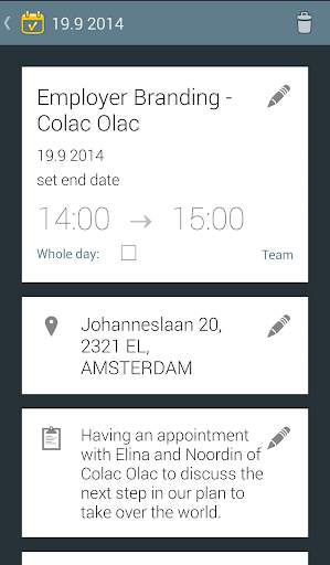OTYS Calendar app screenshot 3
