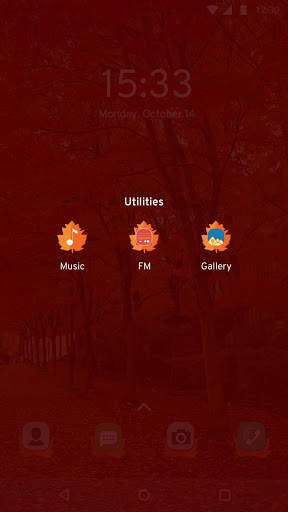 Autumn Theme by Micromax screenshot 3