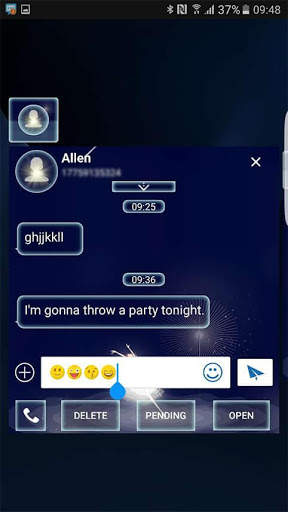 White Dream skin (Next SMS) screenshot 6