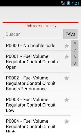 OBD Codes screenshot 1