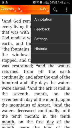 Holy Bible King James Version(KJV) screenshot 8