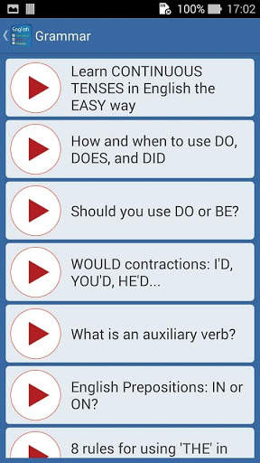 Learn english grammar quickly скриншот 5