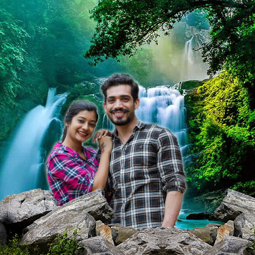 Waterfall Photo Frames أيقونة