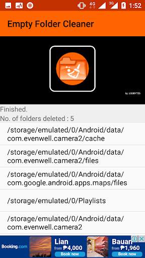 Empty Folder Cleaner / Remover स्क्रीनशॉट 4