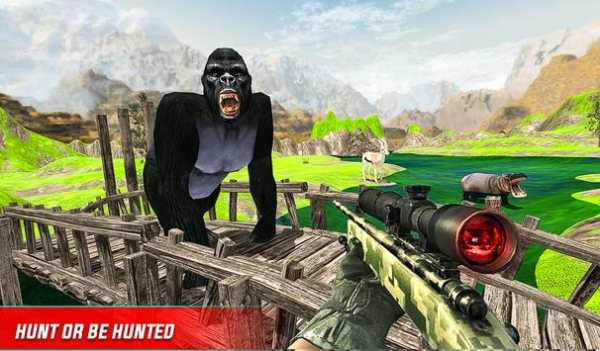 Angry King kong Attack-Wild Animal Shooting screenshot 8