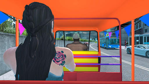 Modern Tuk Tuk Auto Rickshaw: Driving Sim Games screenshot 2