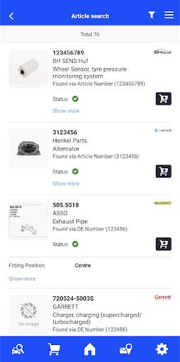 TecDoc Catalogue screenshot 2