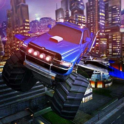 3D Monster Truck Pilot Flying Car 1.2