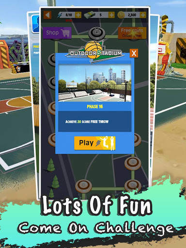 Shooting Basketball-Street Sim Dunk Master Game screenshot 8