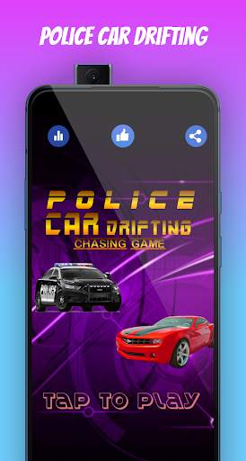 Police Car Drifting Chase Game screenshot 1
