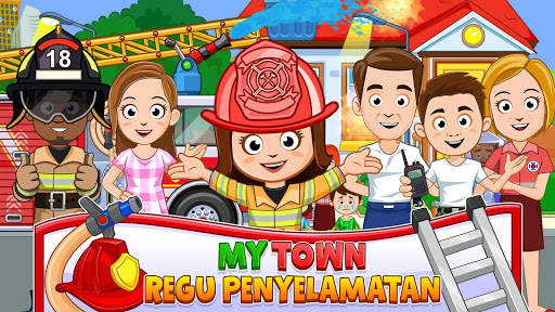 My Town : Fire station Rescue screenshot 1