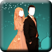 Muslim Couple Photo Suit icon