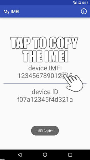 My IMEI screenshot 3