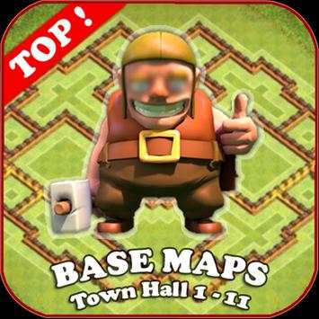 Top Base Maps COC TH 1 - TH 11 offline screenshot 1