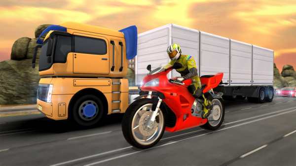 Highway Motorcycle: Bike Game screenshot 1