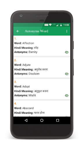 Synonyms, Antonyms & One Word Substitution screenshot 4