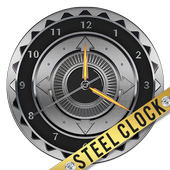 Steel Clock Analog Widget icon