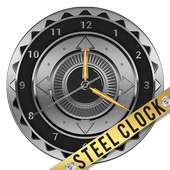 Steel Clock Analog Widget
