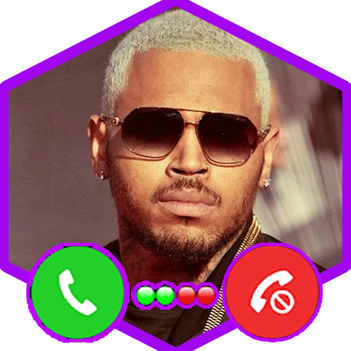 Chris Brown Fake Call &amp; Wallpaper icon