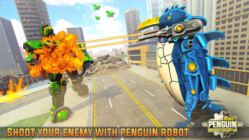 Penguin Robot Car War Game screenshot 1