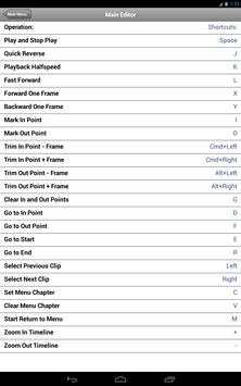 Shortcuts for Pinnacle Studio screenshot 9